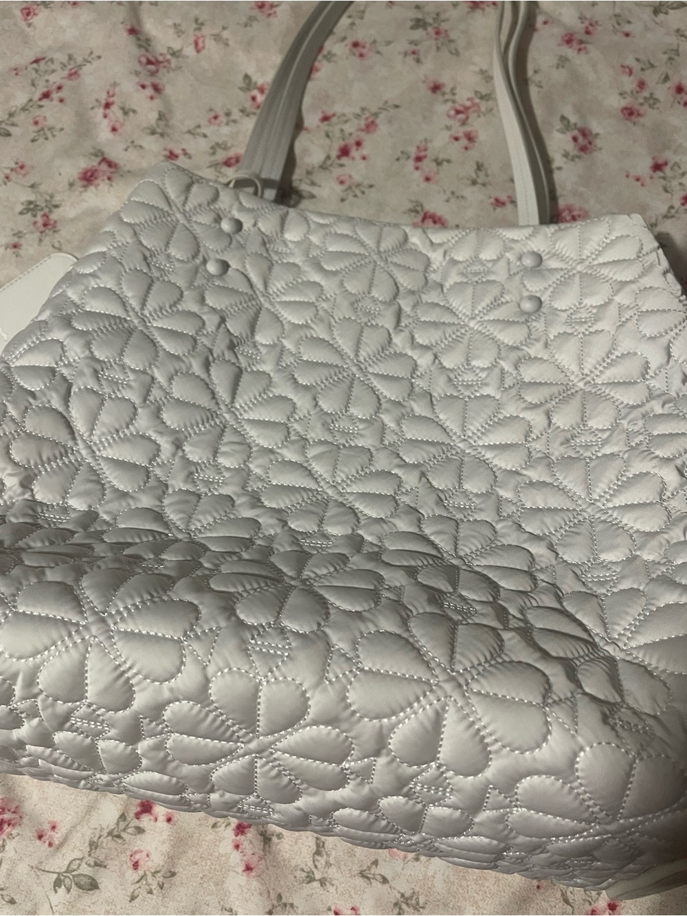 Kate Spade New York White Quilted purse - Picture 2 of 7